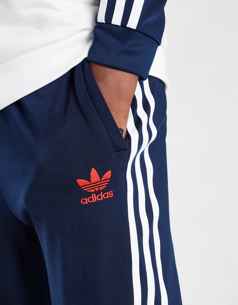 ADIDAS SPODNIE SST TRACK PANTS JUNIOR HZ4200 Granatowy