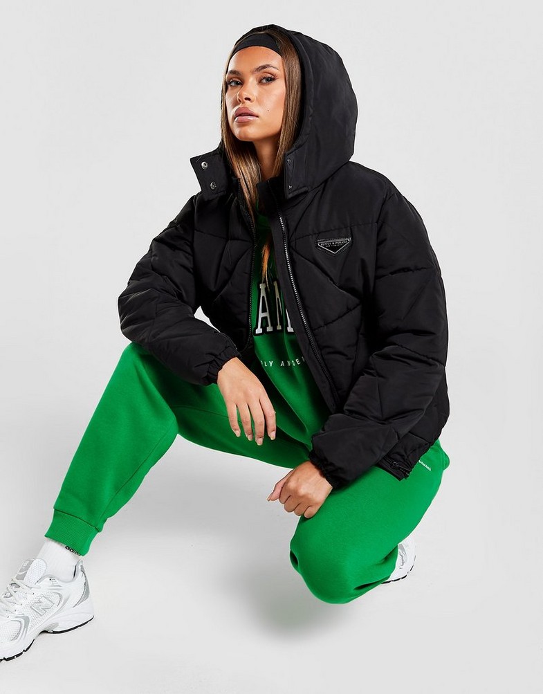 SUPPLY & DEMAND KURTKA PARKER PAD JKT SUPTW16168BLK | kolor Czarny