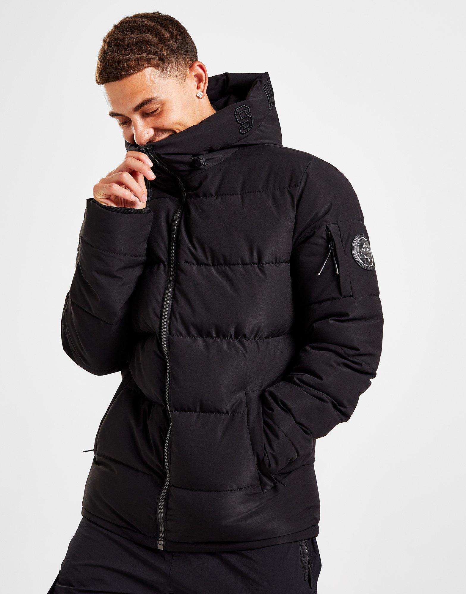 SUPPLY & DEMAND BUNDA CRAFT PUFFER BLK SUPTM16108 Čierna