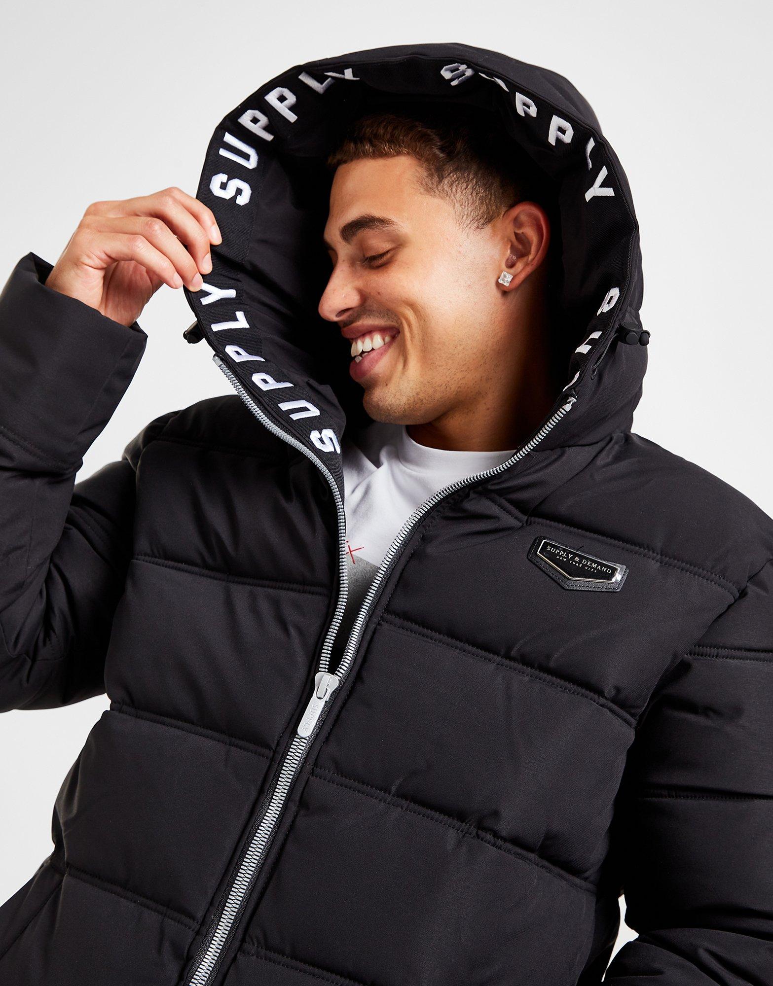 Supply and demand on sale padded boxy puffer jacket