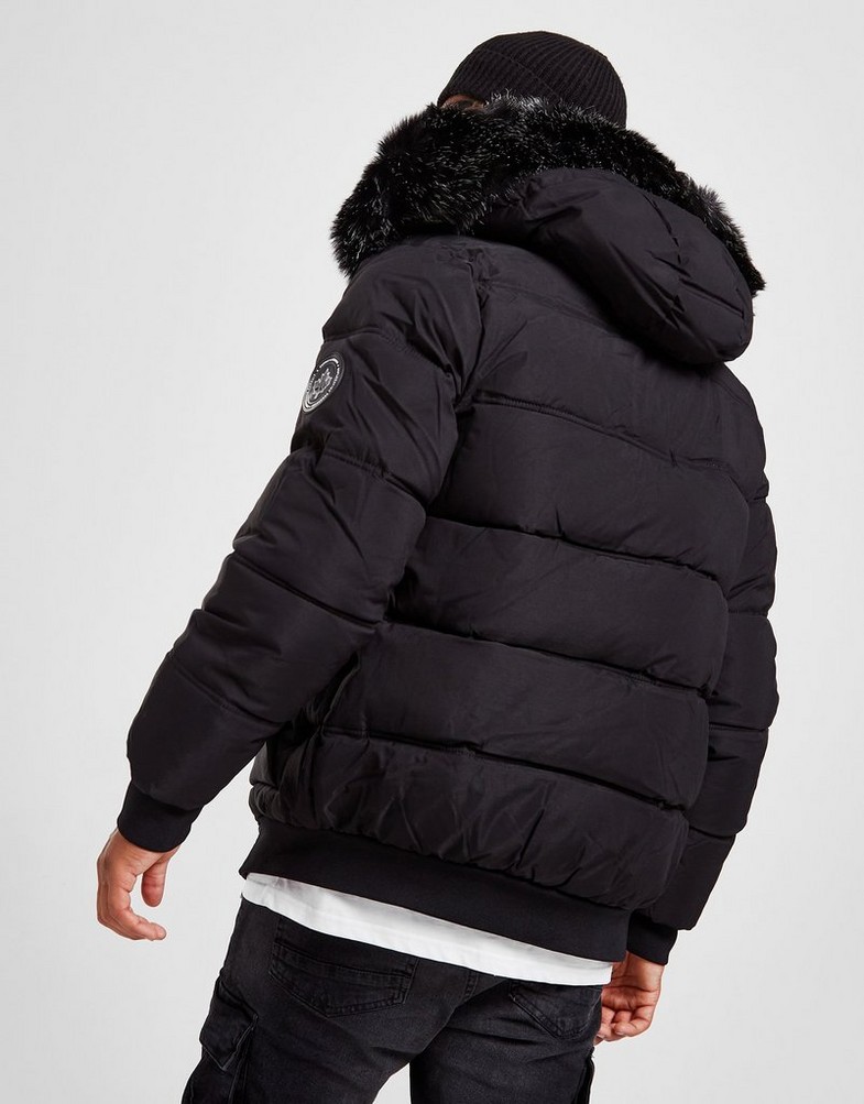 Kurtka męska SUPPLY & DEMAND KURTKA ORION SHT PARKA BLK SUPTM16112 Czarny