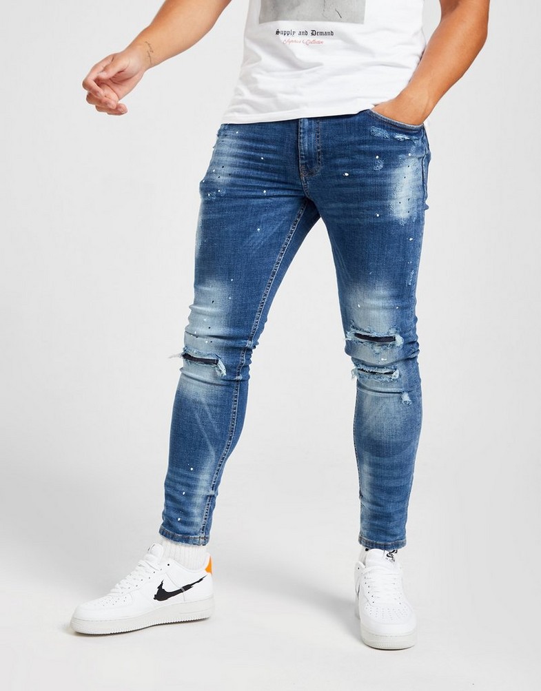 Supply & Demand SPODNIE LIBERTY JEANS SUPTM16306 kolor Niebieski