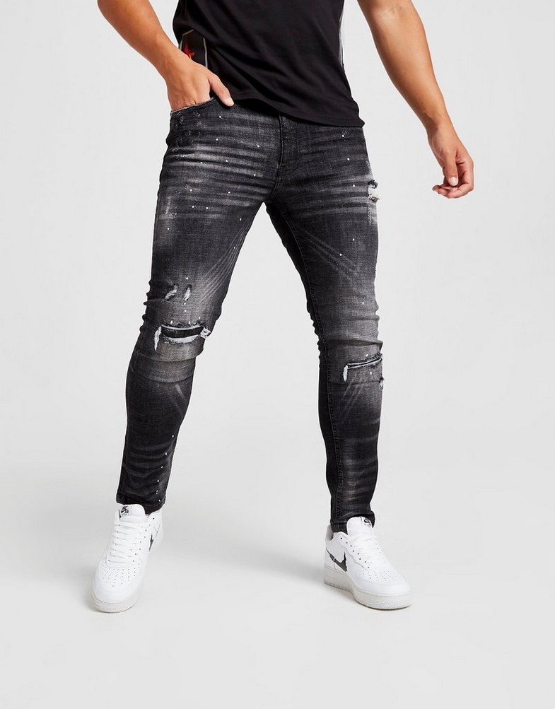 Pantaloni pentru bărbați SUPPLY & DEMAND PANTALONI  ONYX DENIM BLK