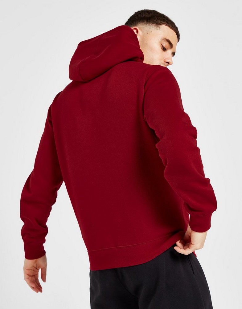 Bluza męska CHAMPION Z KAPTUREM SCRIPT LOGO CORE HOODIE 218287RS506 Czerwony