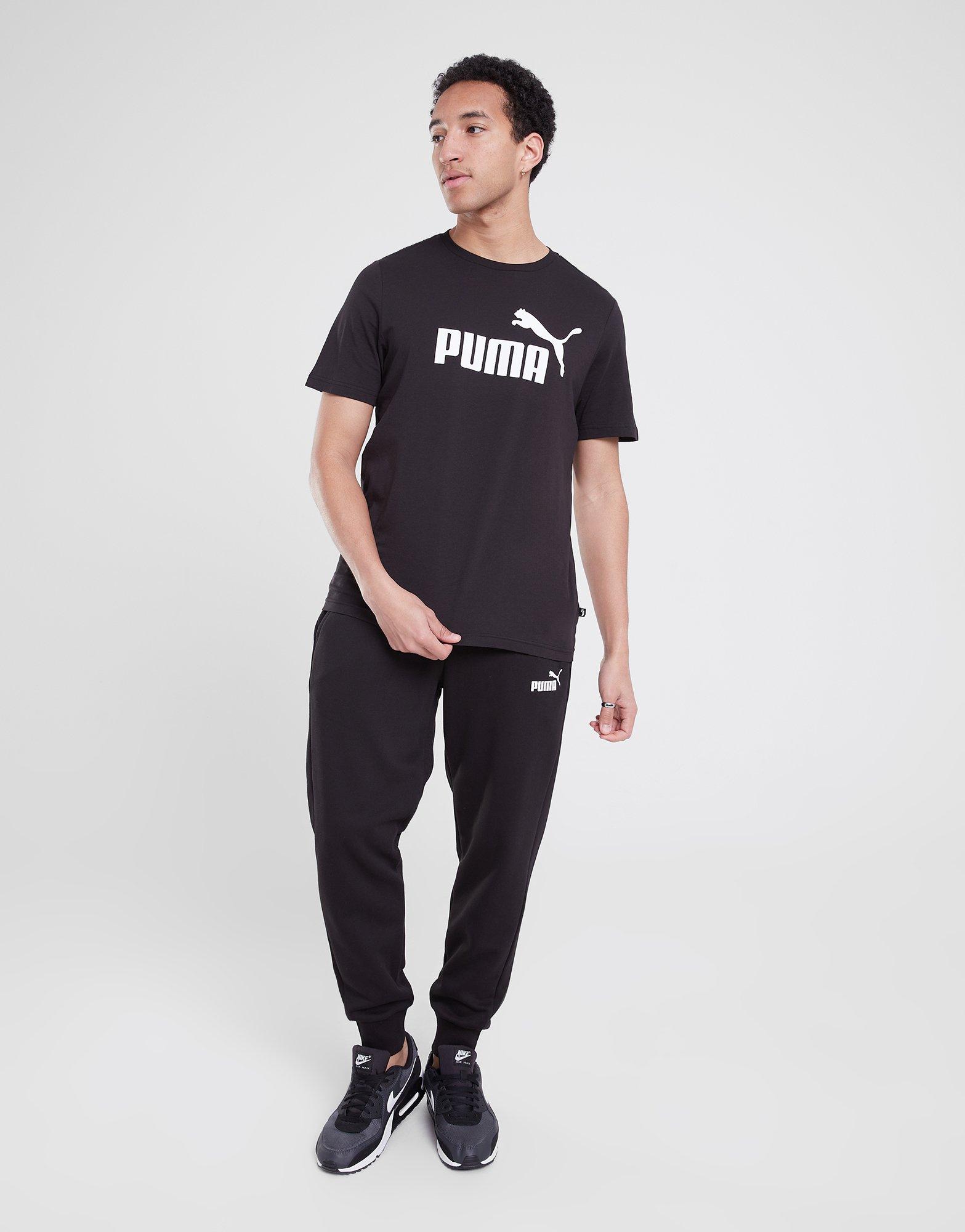 Мъжка тениска PUMA ТЕНИСКА ESS LOGO TEE - PUMA BLACK 58666601 Черен
