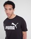 PUMA TRICOU ESS LOGO TEE - PUMA BLACK