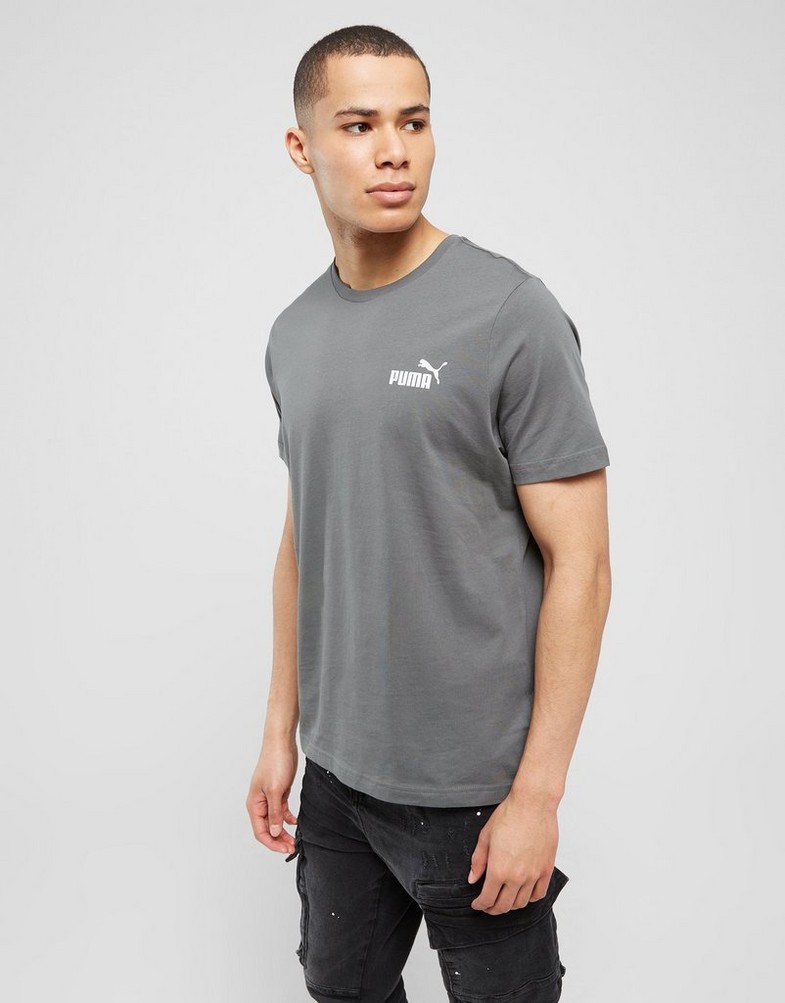 Чоловічі футболки PUMA ФУТБОЛКА ESS SMALL LOGO TEE (S) 58666969 Сірий