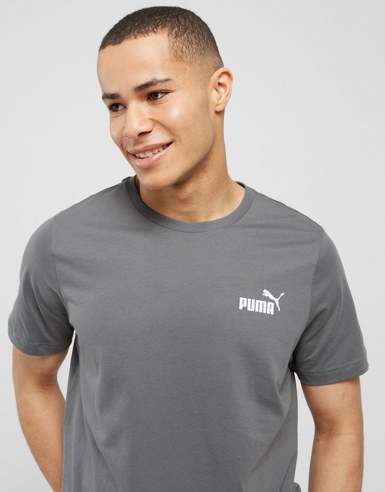 Чоловічі футболки PUMA ФУТБОЛКА ESS SMALL LOGO TEE (S) 58666969 Сірий