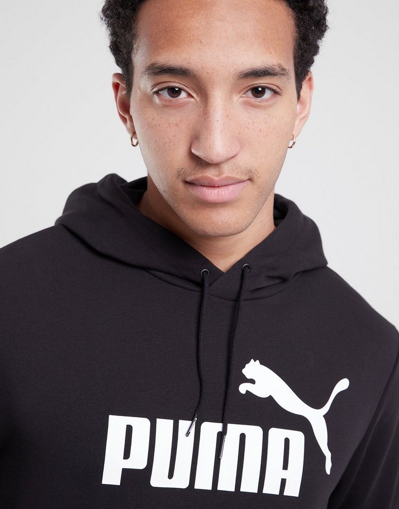 Férfi pulóverek PUMA PULÓVER KAPUCNIS ESS BIG LOGO HOODIE TR