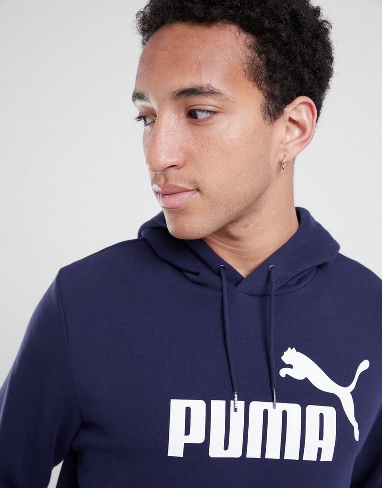 Férfi pulóverek PUMA PULÓVER KAPUCNIS ESS BIG LOGO HOODIE TR