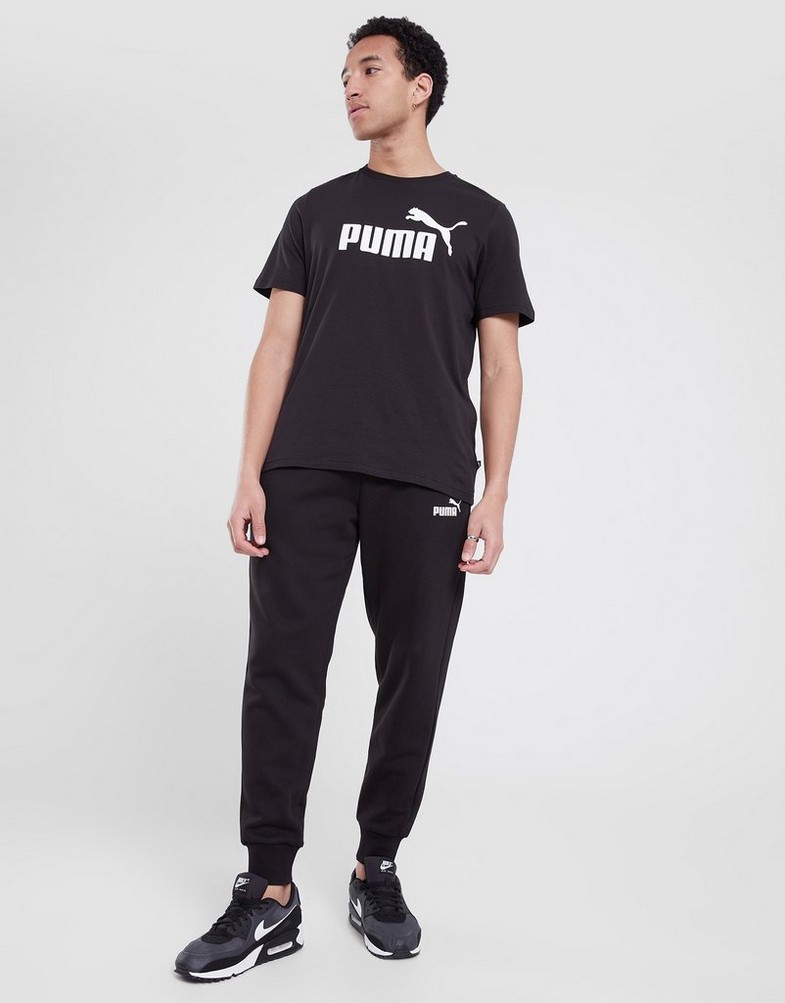 PUMA SPODNIE ESS LOGO PANTS FL CL - PUMA BLACK 58671401 Czarny