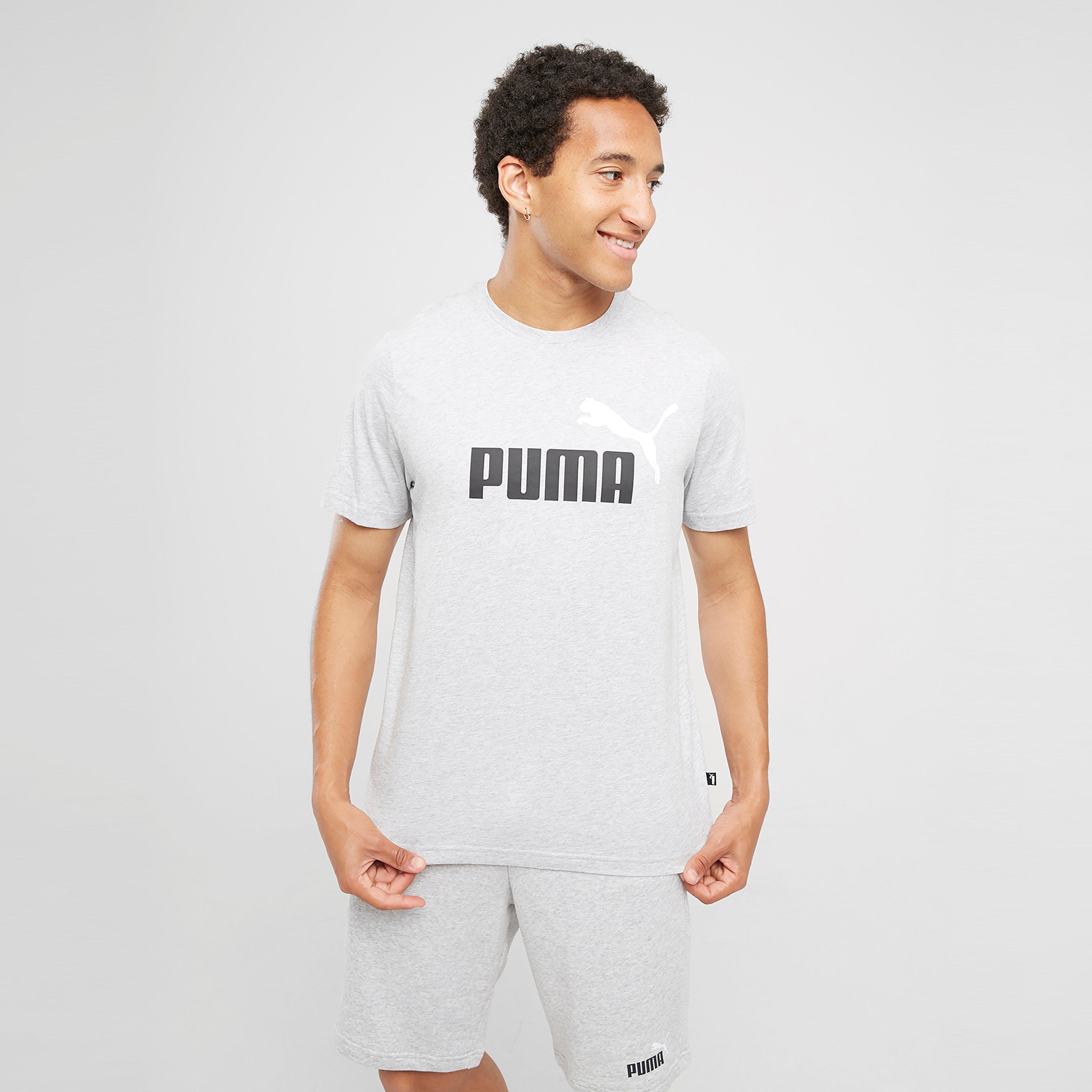 Tricou pentru bărbați PUMA TRICOU ESS+ 2 COL LOGO TEE
