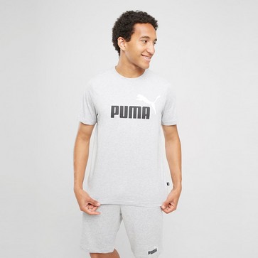 Koszulka, t-shirt męski PUMA T-SHIRT ESS+ 2 COL LOGO TEE