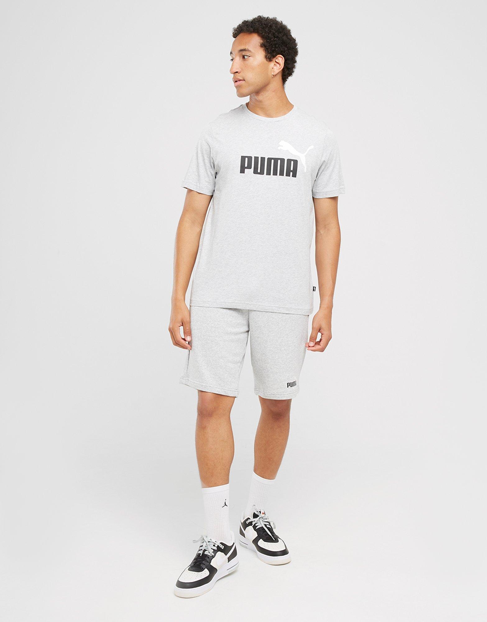 Pánske tričko PUMA TRIČKO ESS+ 2 COL LOGO TEE 58675904 Šedá