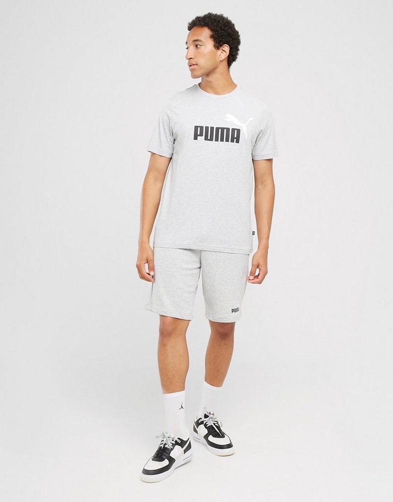 Чоловічі футболки PUMA ФУТБОЛКА ESS+ 2 COL LOGO TEE 58675904 Сірий