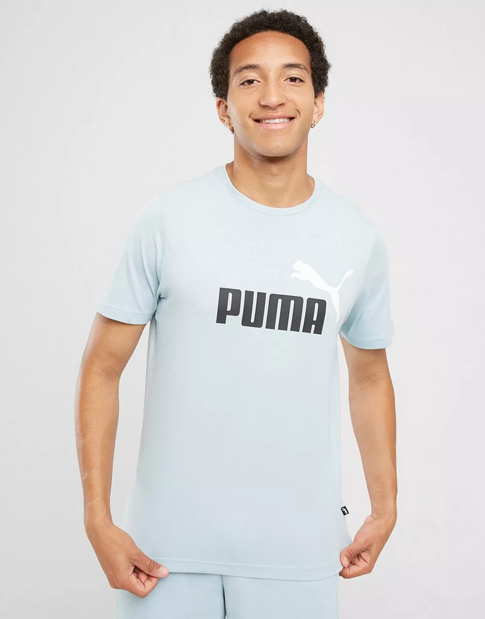 PUMA ФУТБОЛКА ESS+ 2 COL LOGO TEE, фото 1 з 5
