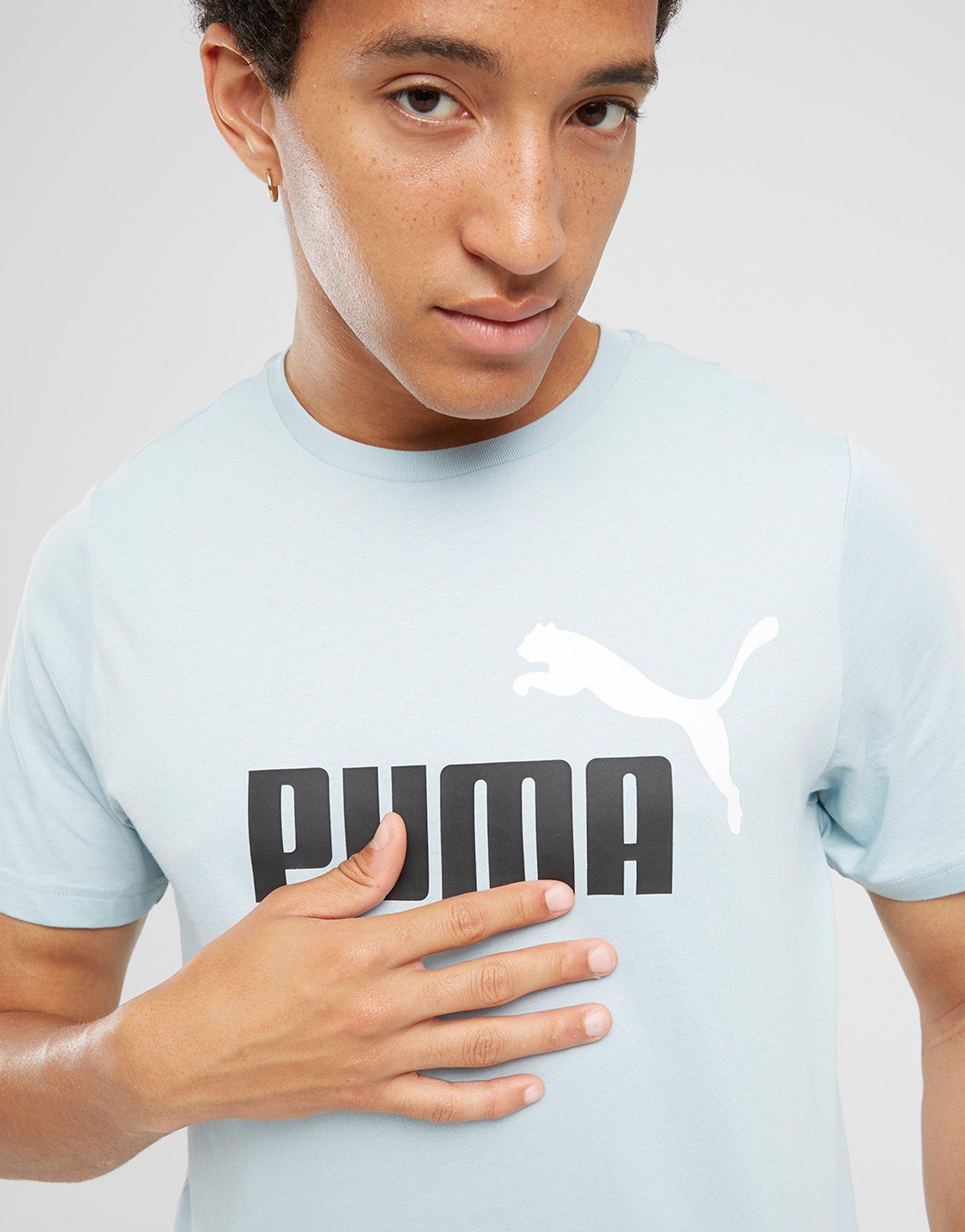Мъжка тениска PUMA ТЕНИСКА ESS+ 2 COL LOGO TEE 58675926 Зелен