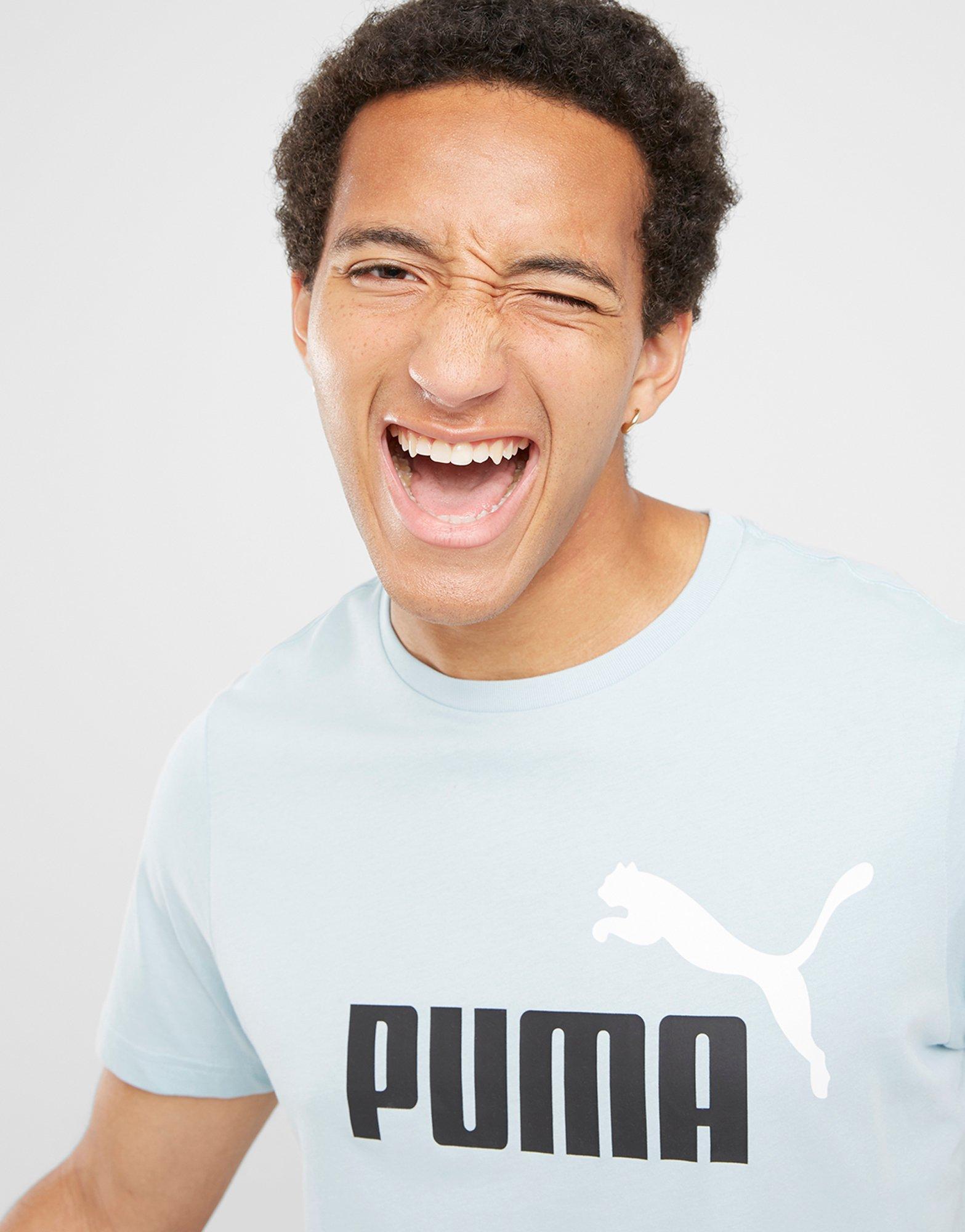 Мъжка тениска PUMA ТЕНИСКА ESS+ 2 COL LOGO TEE 58675926 Зелен