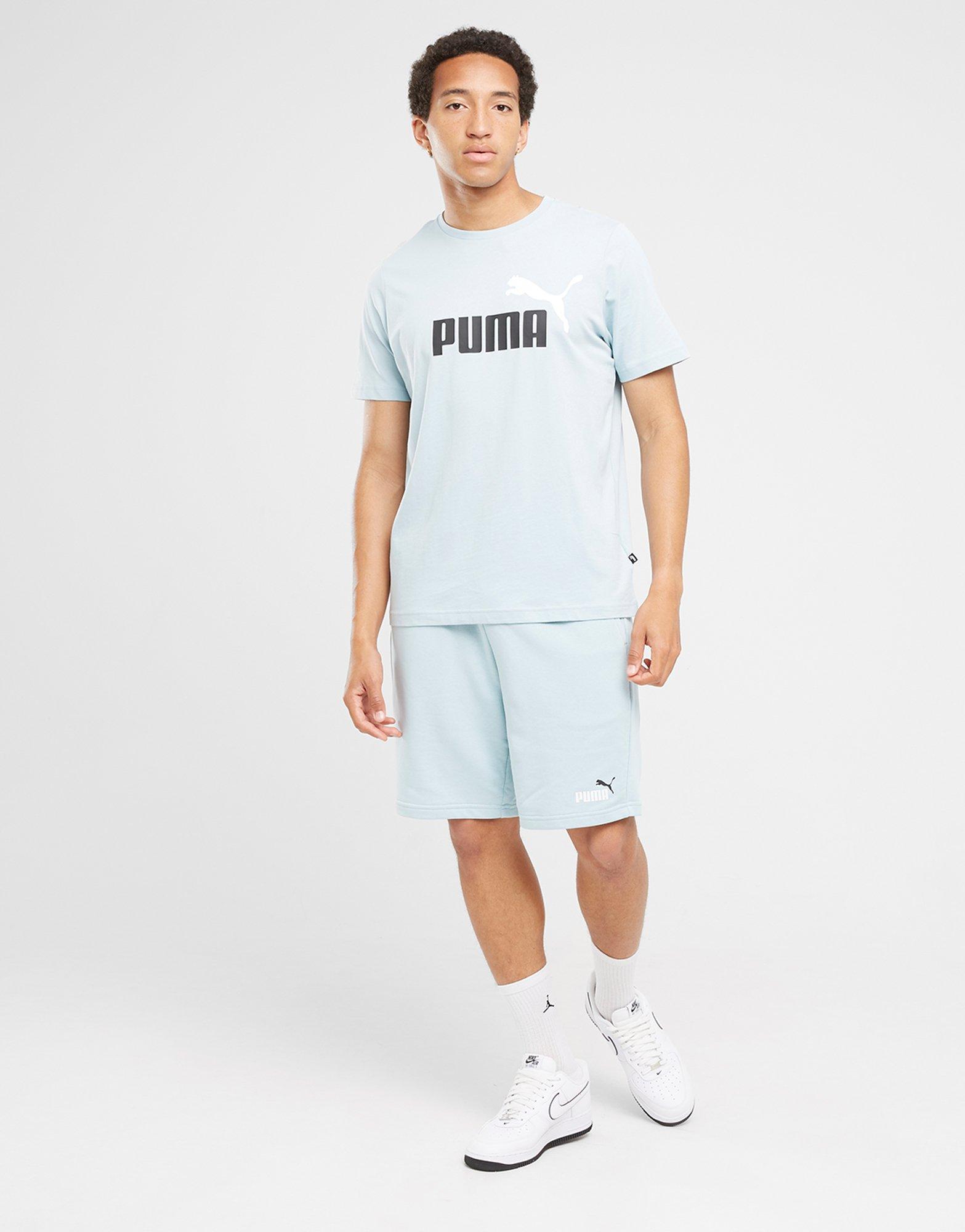 Vyriški šortai PUMA ŠORTAI ESS+ 2 COL SHORTS 10" 58676622 Žalia