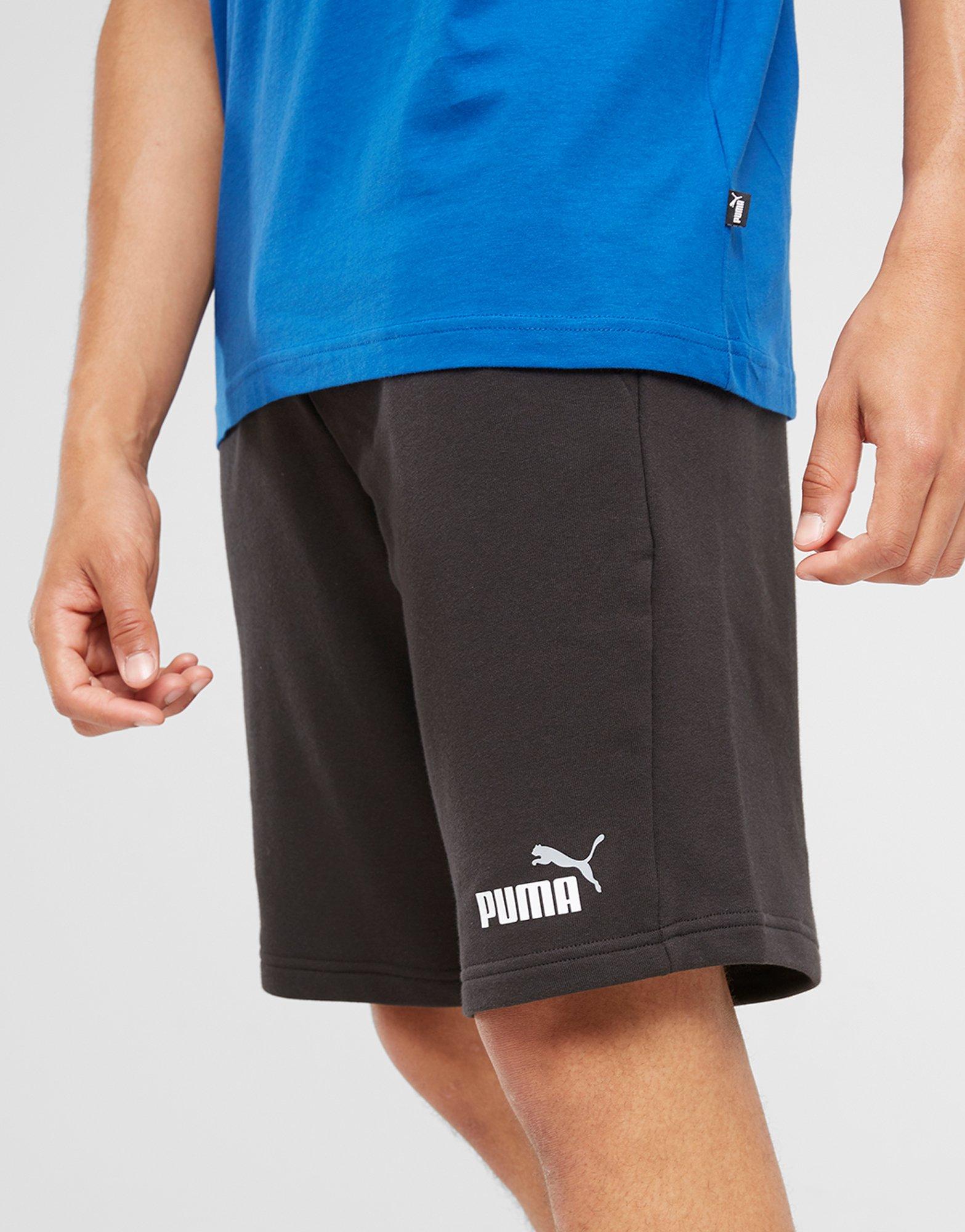 Krótkie spodenki, szorty męskie PUMA SZORTY ESS+ 2 COL 10" 58676661 Czarny