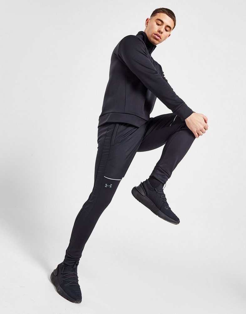 UNDER ARMOUR TRENINGOWE UA ARMOUR FLEECE STORM TRACK PANTS 1373784-001 Czarny