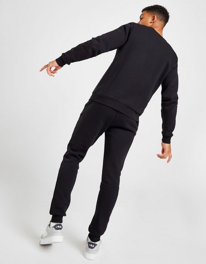 Komplet dresowy męski FILA   KOMPLET DRESOWY FW22JDM039BLK Czarny