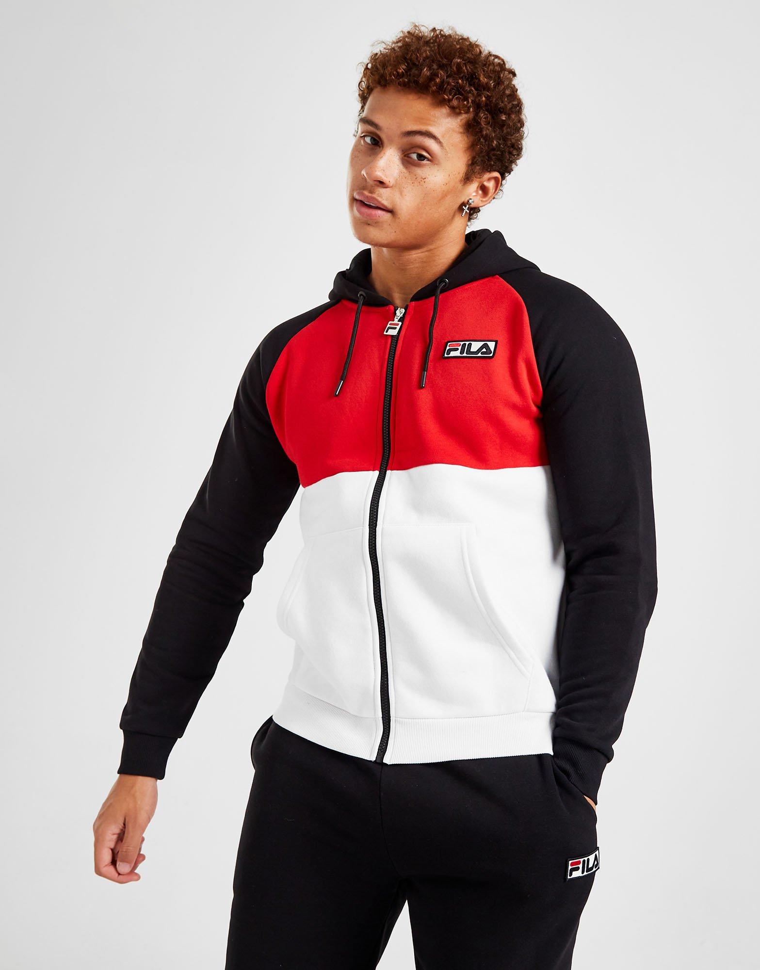 Férfi melegítőszet FILA MELEGÍTŐ FW22JDM005BLK Fekete