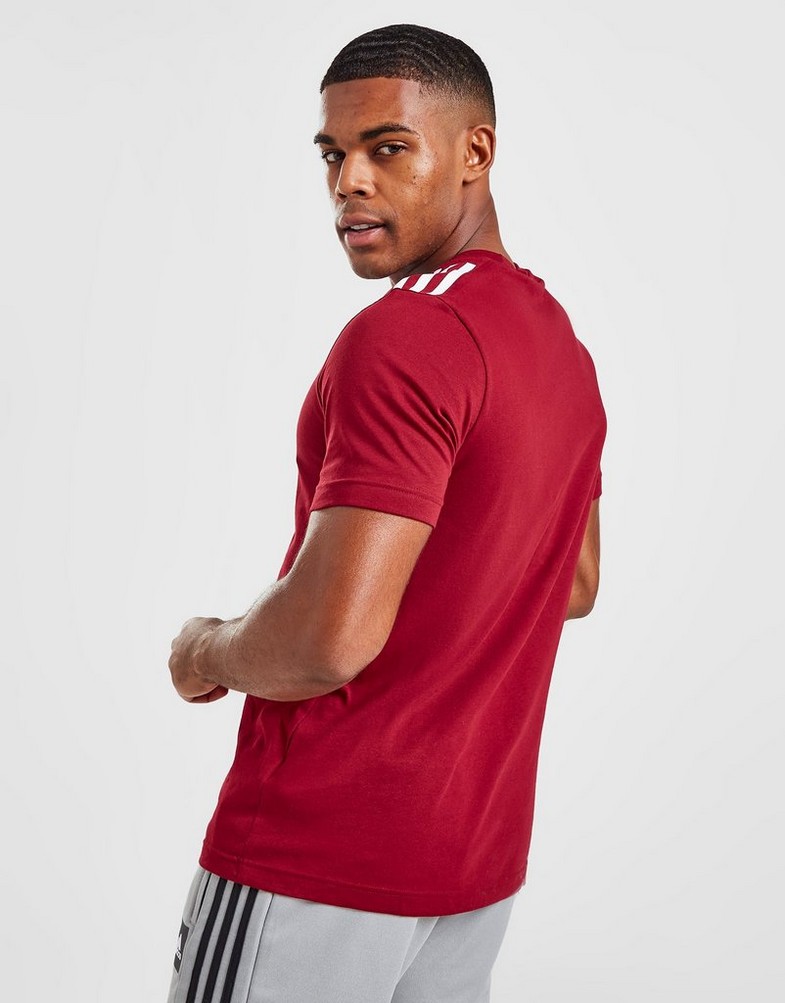 Pánske tričko ADIDAS TRIČKO BOS 3 STR TEE BURG IC0248 Bordová