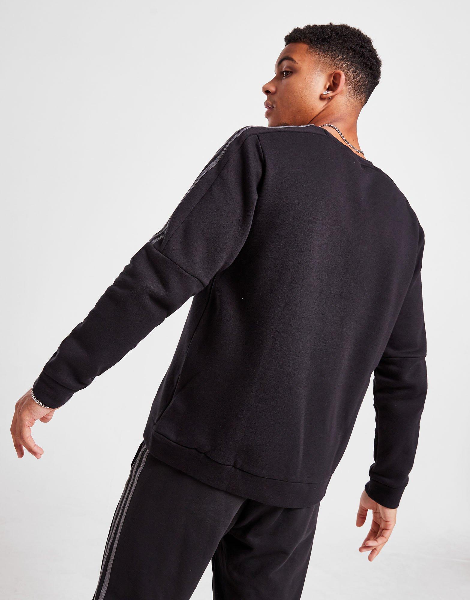 Vyriškas džemperis ADIDAS DŽEMPERIS ENERGIZE CRW BLK/DGH IC0345 Juoda