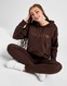 ADIDAS BLUZA Z KAPTUREM EMB OH HD BROWN