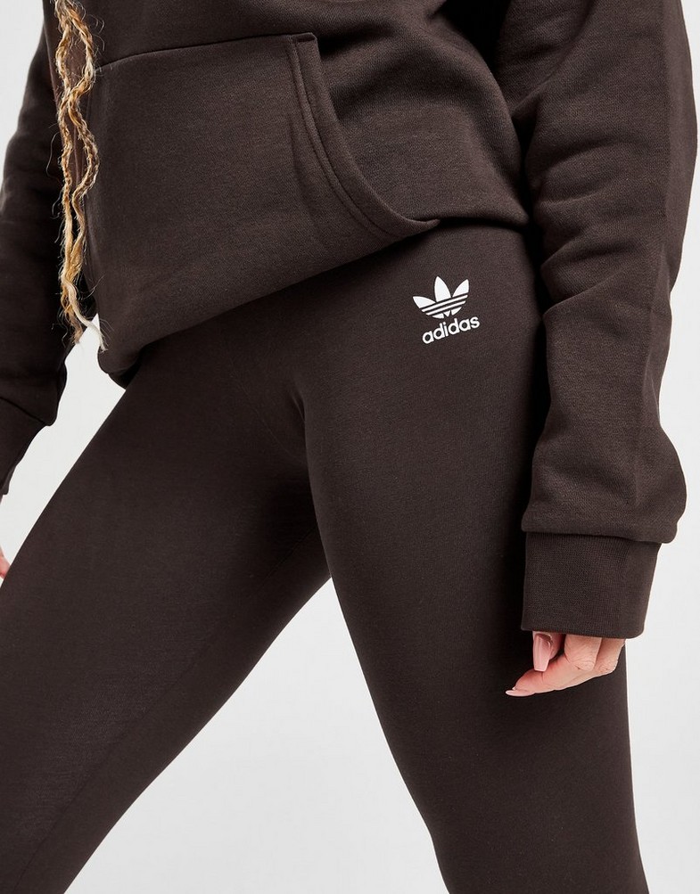 Colanți pentru femei ADIDAS COLANȚI EMB LEG BROWN