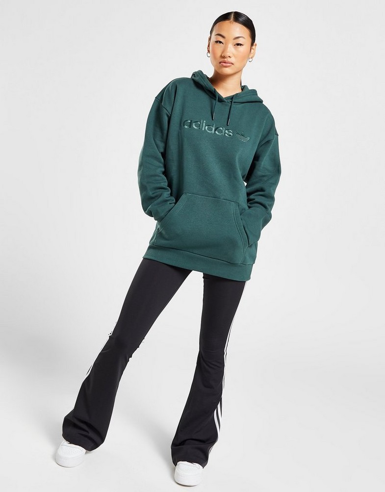 Bluza damska ADIDAS BLUZA Z KAPTUREM EMB OH HD M'GRN IB2800 Zielony