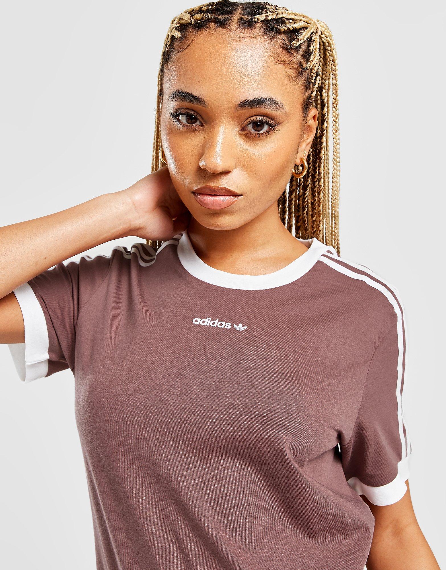 Дамска тениска ADIDAS ТЕНИСКА 3S LNR BF TEE W'OXI HR7772 Бежов