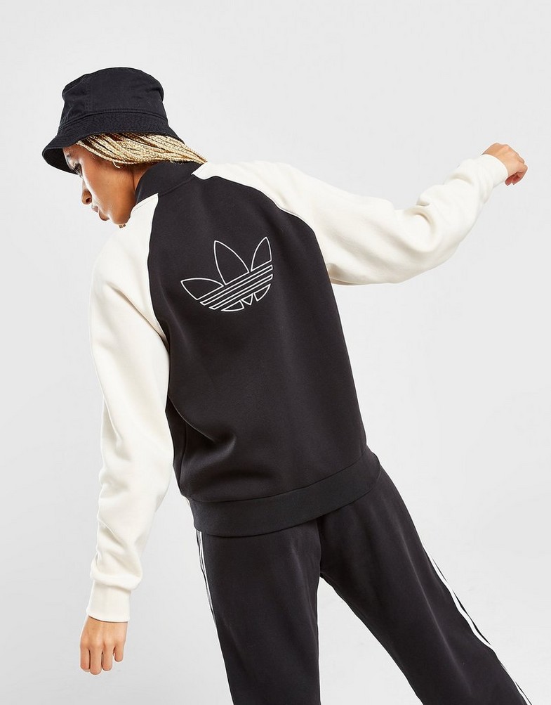 Bluza damska ADIDAS BLUZA ROZPINANA VRSTY FLC JKT BLK/W'WT HZ4130 Czarny