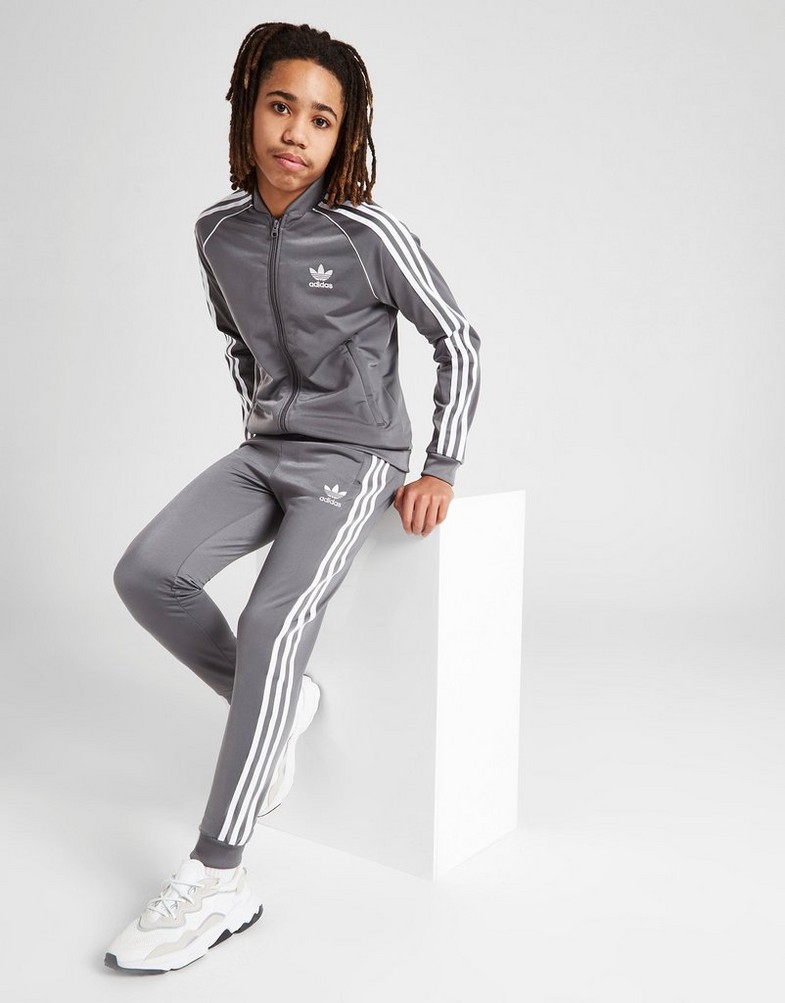 ADIDAS Z KAPTUREM SST TRACK TOP JUNIOR HZ4197 Szary