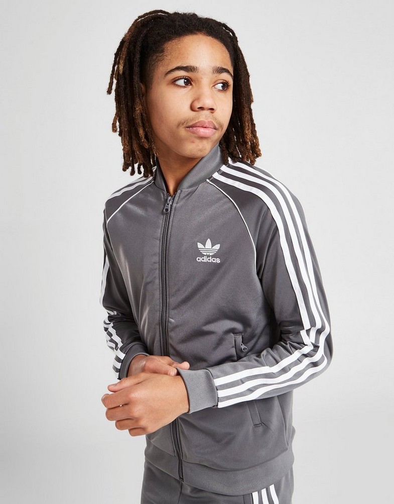 ADIDAS Z KAPTUREM SST TRACK TOP JUNIOR HZ4197 Szary