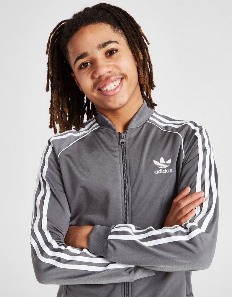ADIDAS Z KAPTUREM SST TRACK TOP JUNIOR HZ4197 Szary