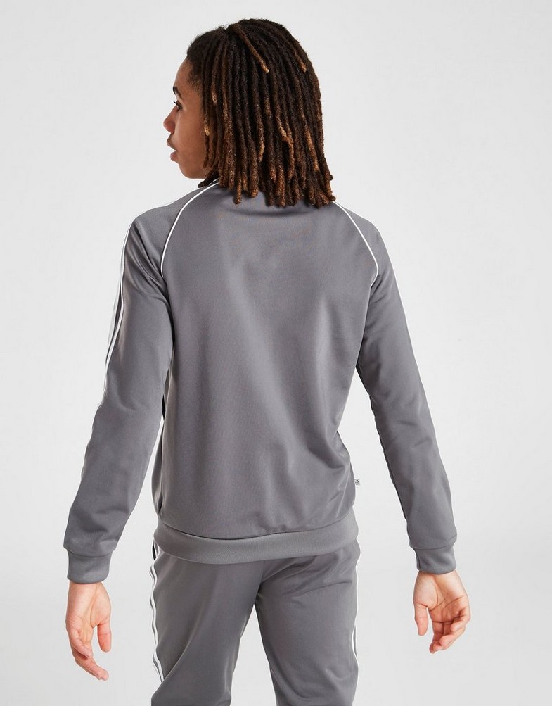 ADIDAS Z KAPTUREM SST TRACK TOP JUNIOR HZ4197 Szary