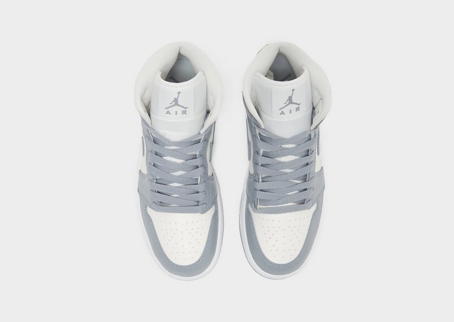 Buty sneakersy damskie WMNS AIR JORDAN 1 MID  BQ6472-115 Szary