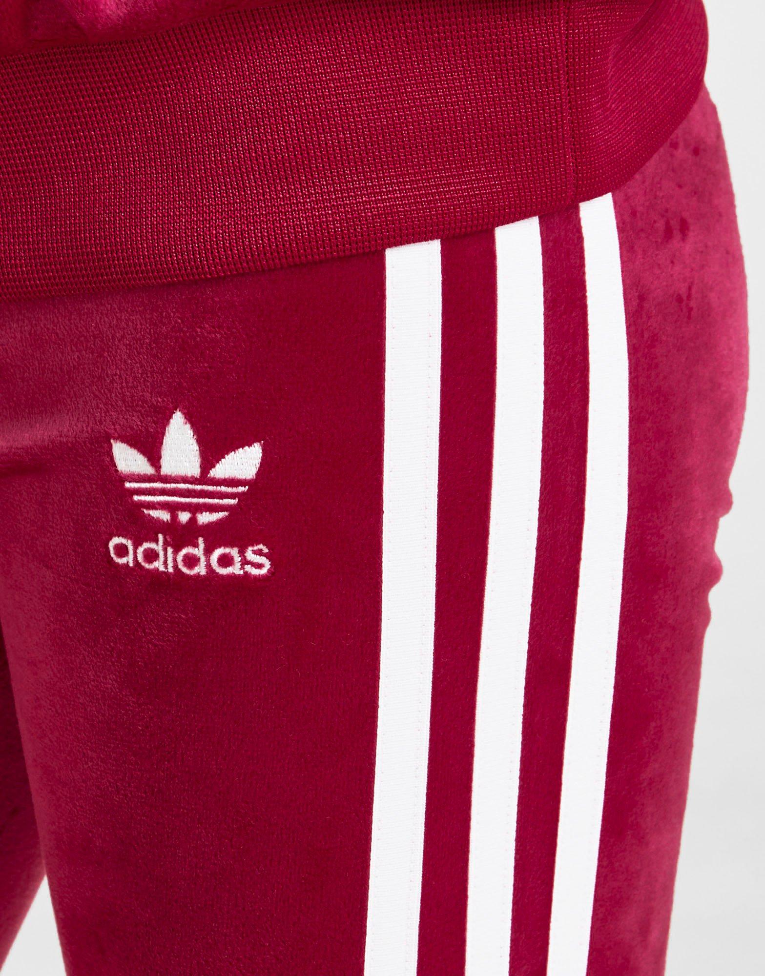 Vaikiški sportiniai kostiumai ADIDAS KOMPLEKTAS (G)VELVET CREW LEGGINS IC5603 Vyšninė