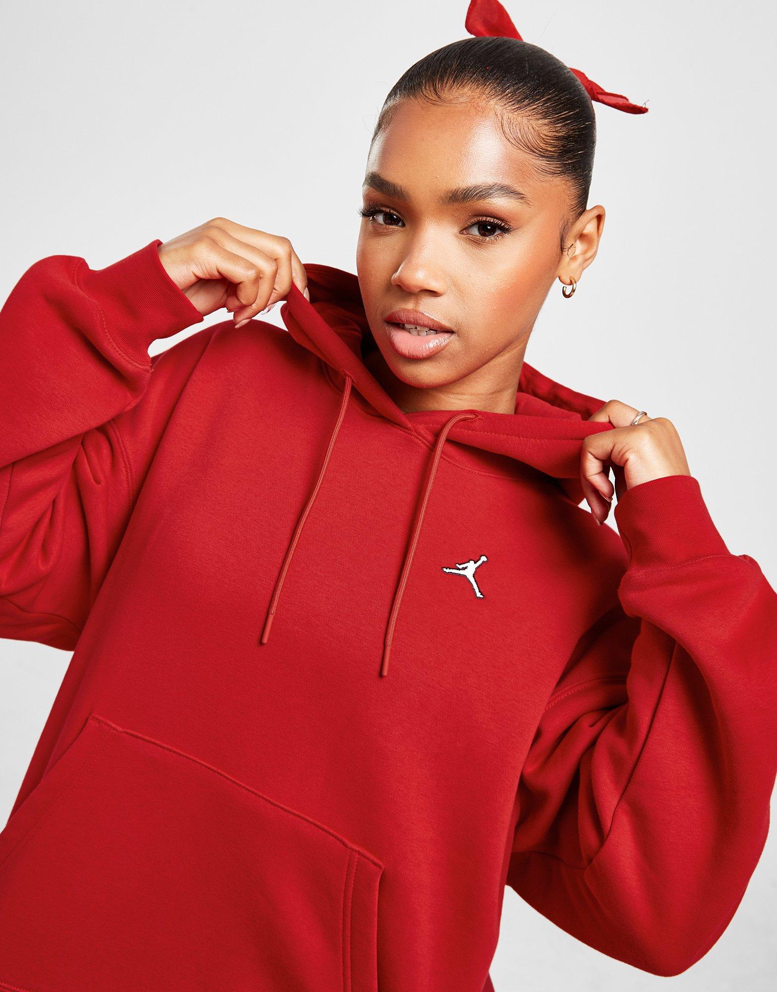 Bluza damska JORDAN BLUZA Z KAPTUREM W J BRKLN FLC PO DQ4458-687 Czerwony
