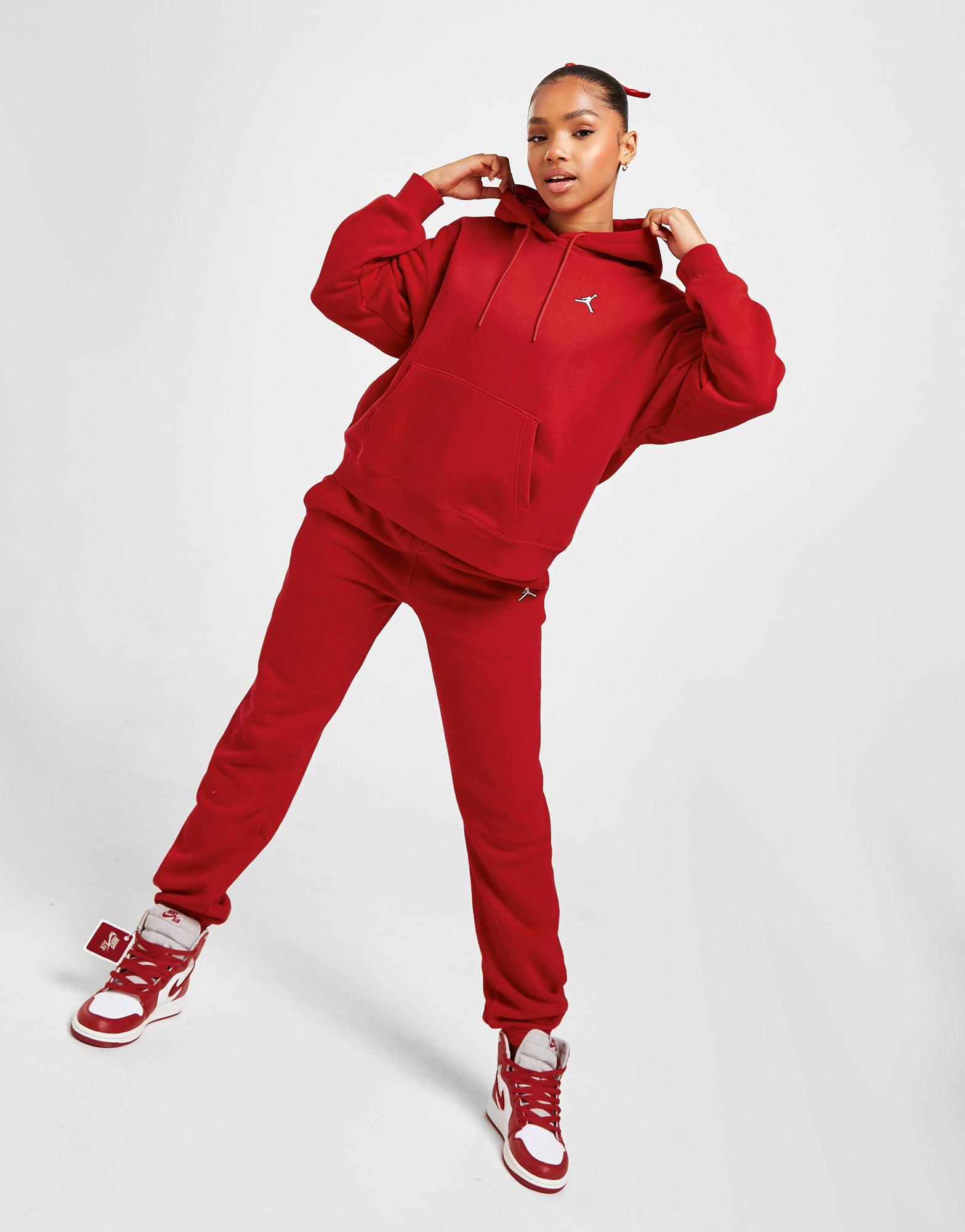 Bluza damska JORDAN BLUZA Z KAPTUREM W J BRKLN FLC PO DQ4458-687 Czerwony