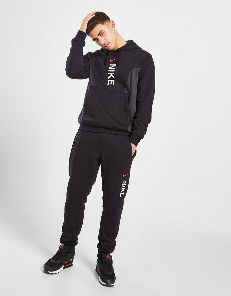 Bluza męska NIKE BLUZA Z KAPTUREM M NSW HYBRID FLC HOODIE DV2432-010 Czarny