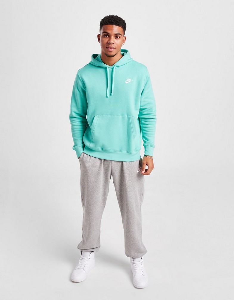 Pánska mikina NIKE MIKINA S KAPUCŇOU M NSW CLUB HOODIE PO BB BV2654-369 Zelená
