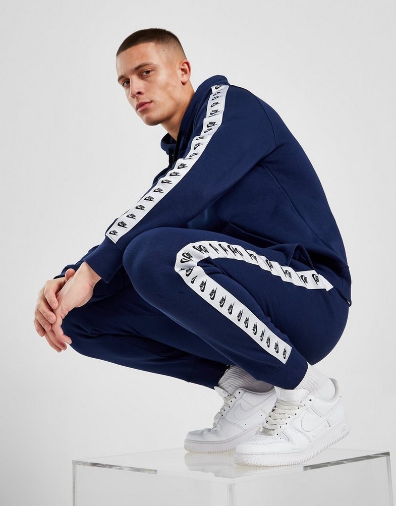 Férfi melegítőszet NIKE SZETT M NK CLUB FLC GX HD TRK SUIT DM6838-411 Sötétkék