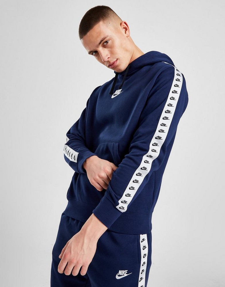 Férfi melegítőszet NIKE SZETT M NK CLUB FLC GX HD TRK SUIT DM6838-411 Sötétkék