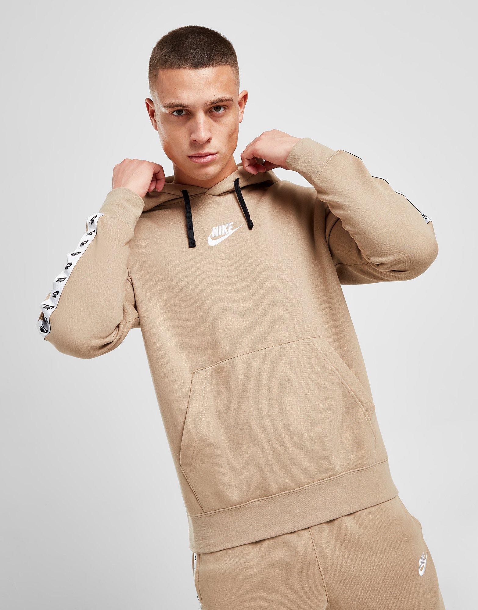 Мъжки анцуг NIKE КОМПЛЕКТ M NK CLUB FLC GX HD TRK SUIT DM6838-247 Бежов