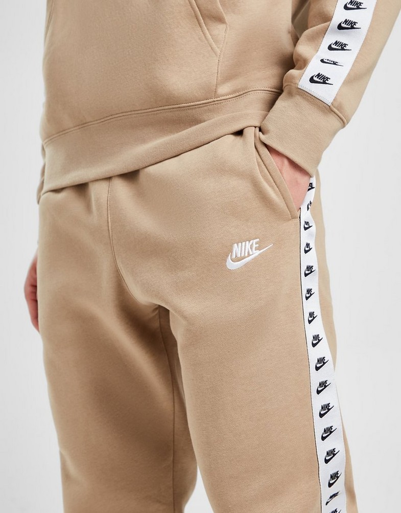 Komplet dresowy męski NIKE KOMPLET M NK CLUB FLC GX HD TRK SUIT DM6838-247 Beżowy