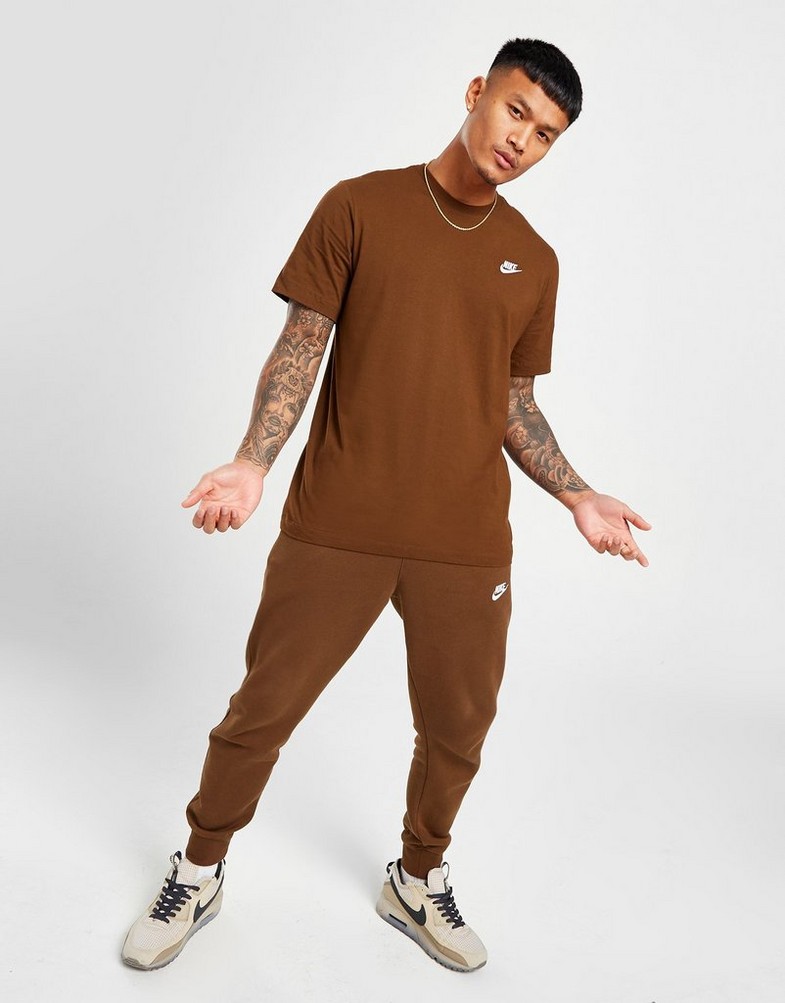 Tricou pentru bărbați NIKE TRICOU SPORTSWEAR CLUB AR4997-259 Maro
