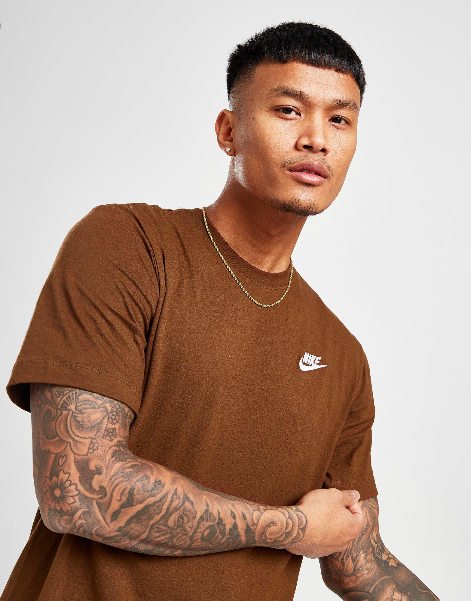 Мъжка тениска NIKE ТЕНИСКА SPORTSWEAR CLUB AR4997-259 Кафяв